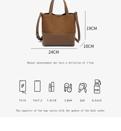 FOXER PU Leather Women's Handbag 2026 Stylish Retro Tote Bag Large Capacity Shoulder Bag for Daily Commute