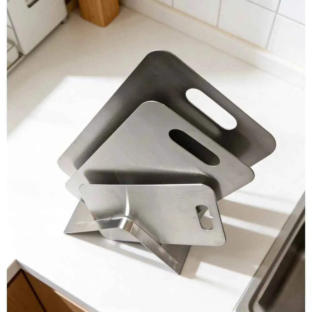 1 PC Stainless Steel Cutting Board Rack