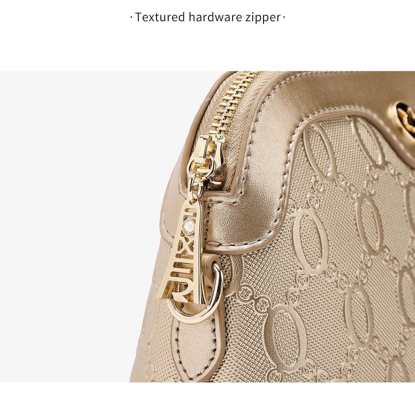 FOXER Luxury Embossed Crossbody Bag