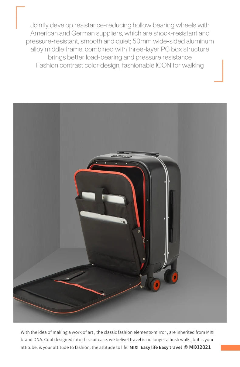 Mixi Premium Hardside Carry-on Suitcase