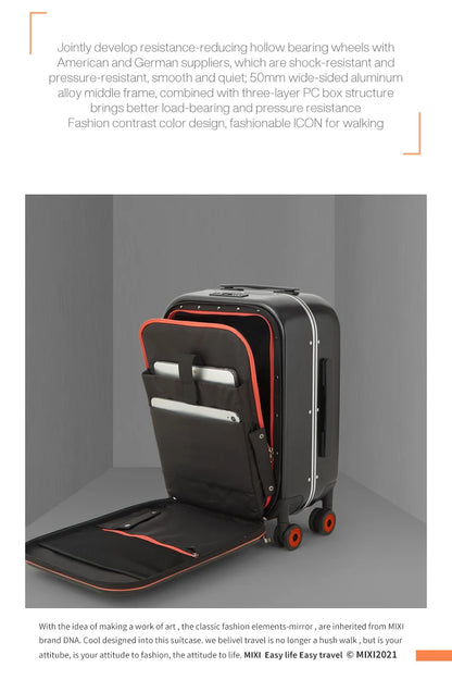 Mixi Premium Hardside Carry-on Suitcase
