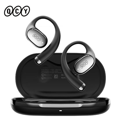 QCY Crossky R70 Wireless Headphones - Hi-Res Open-Ear Bluetooth 6.0 Earhooks with Bass Boost