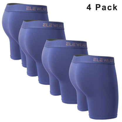 4 Pack Men's Breathable Boxershorts with Opening - Plus Size