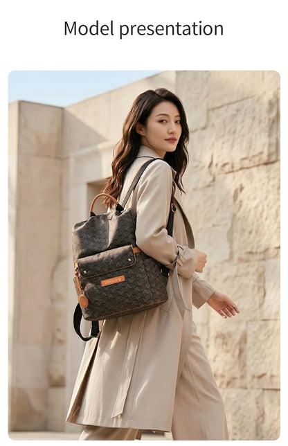 ZOOLER Nylon Embossed Backpack