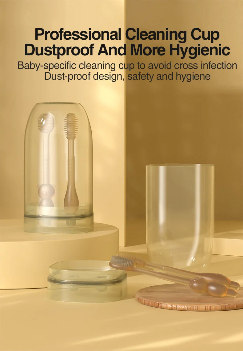 Dr.Isla 3-In-1 Baby Silicone Tongue Brush