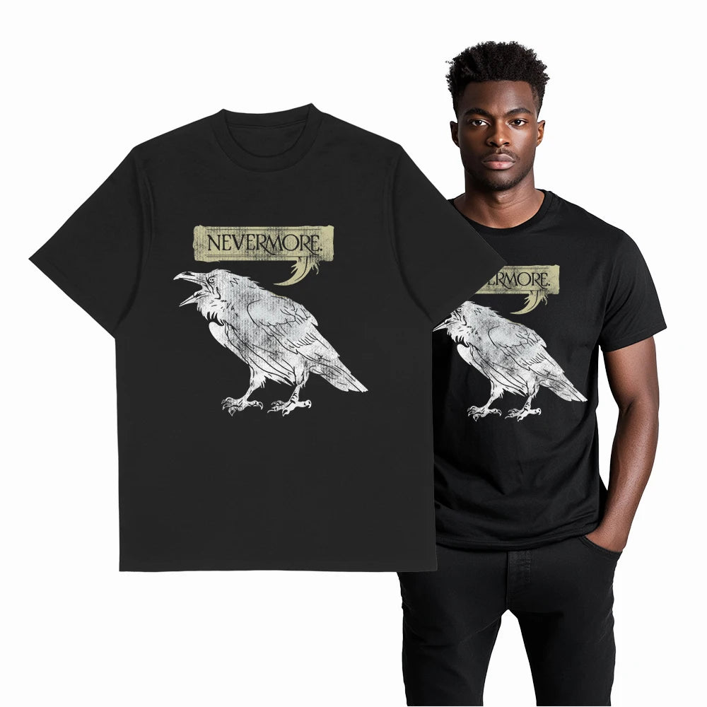 COOLMIND X0062 Dark Winged Truth Graphic Tee