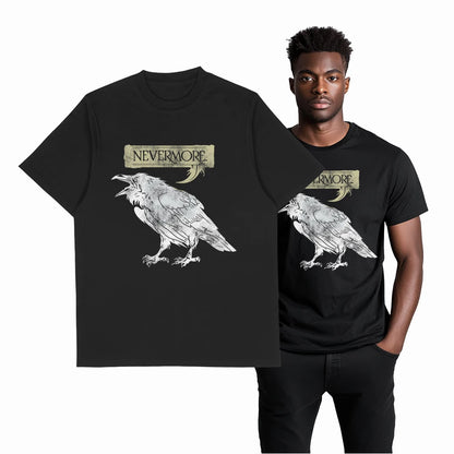 COOLMIND X0062 Dark Winged Truth Graphic Tee