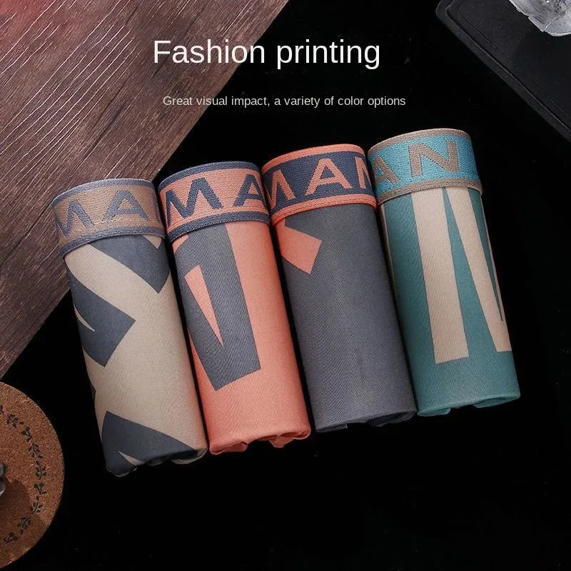 4 Pack Men's Boxer Shorts - ShopHub