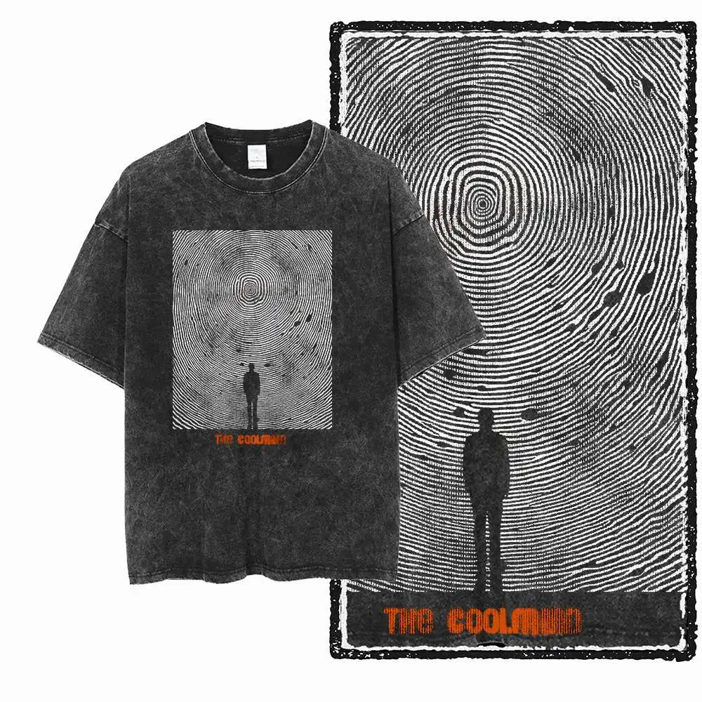 G13 Exclusive Cool 100% Cotton COOL Printed Men's T-shirt | Acid Washed Streetwear Big Size Vintage O-neck Men's Tee Tshirt