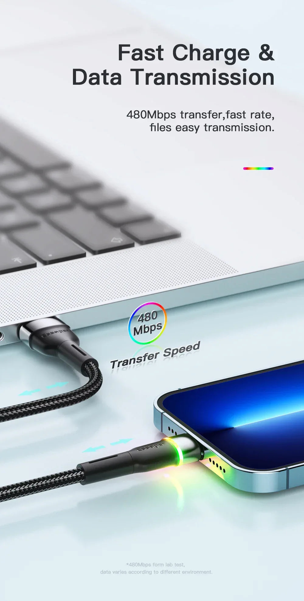 Essager LED USB Cable - ShopHub