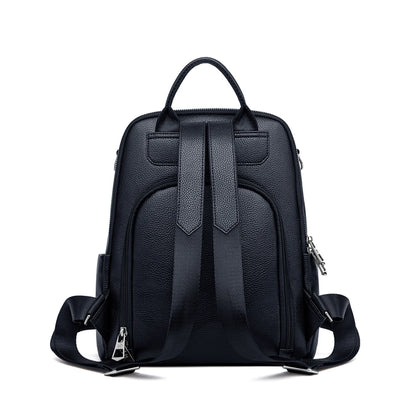 ZOOLER HOT Full Genuine Leather Backpack Women Fashion Backpack Black College Girls Bags Zipper Design Real Leather Bags #hs222