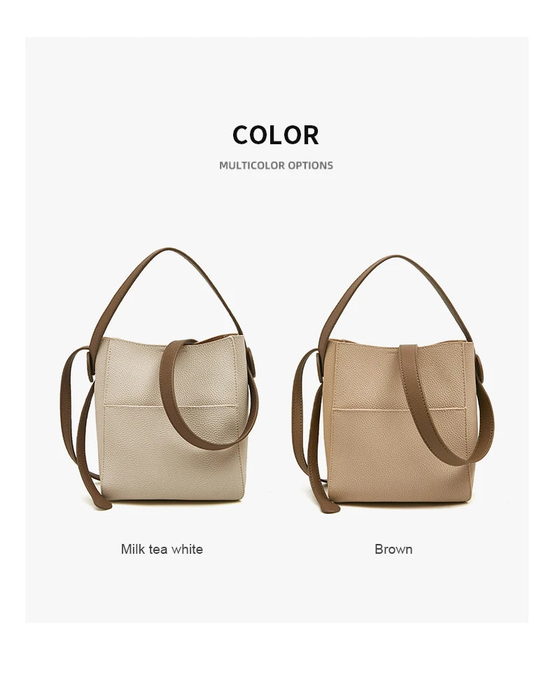 FOXER Split Leather Crossbody Shoulder Bag