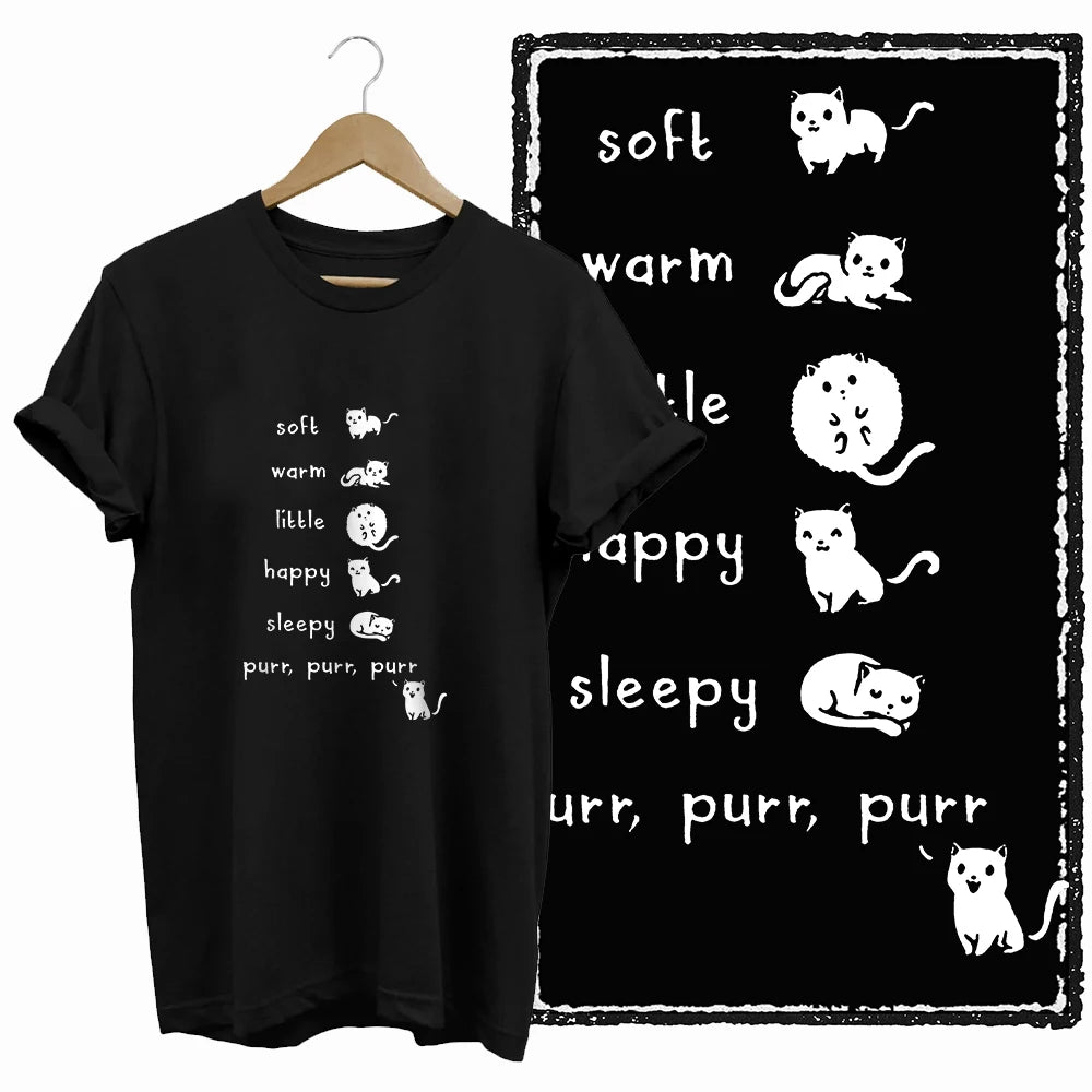 COOLMIND Black Cat Graphic Cotton T-Shirt | Women's Design Collection