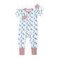 Kids Tales Storytime Cotton-Blend Double-Zip Baby Romper