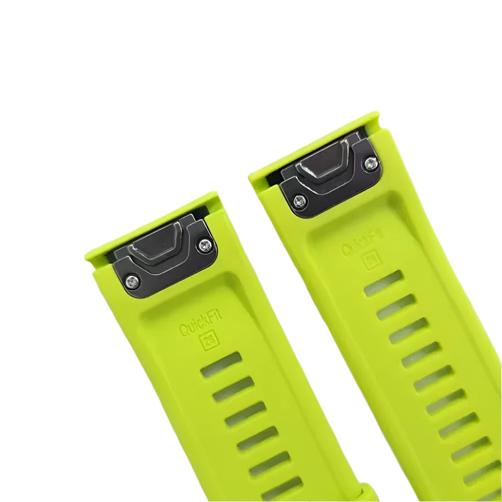 Quickfit Silicone Strap for the Garmin Watch Series (available of various range of models and 46 colours) Habicare
