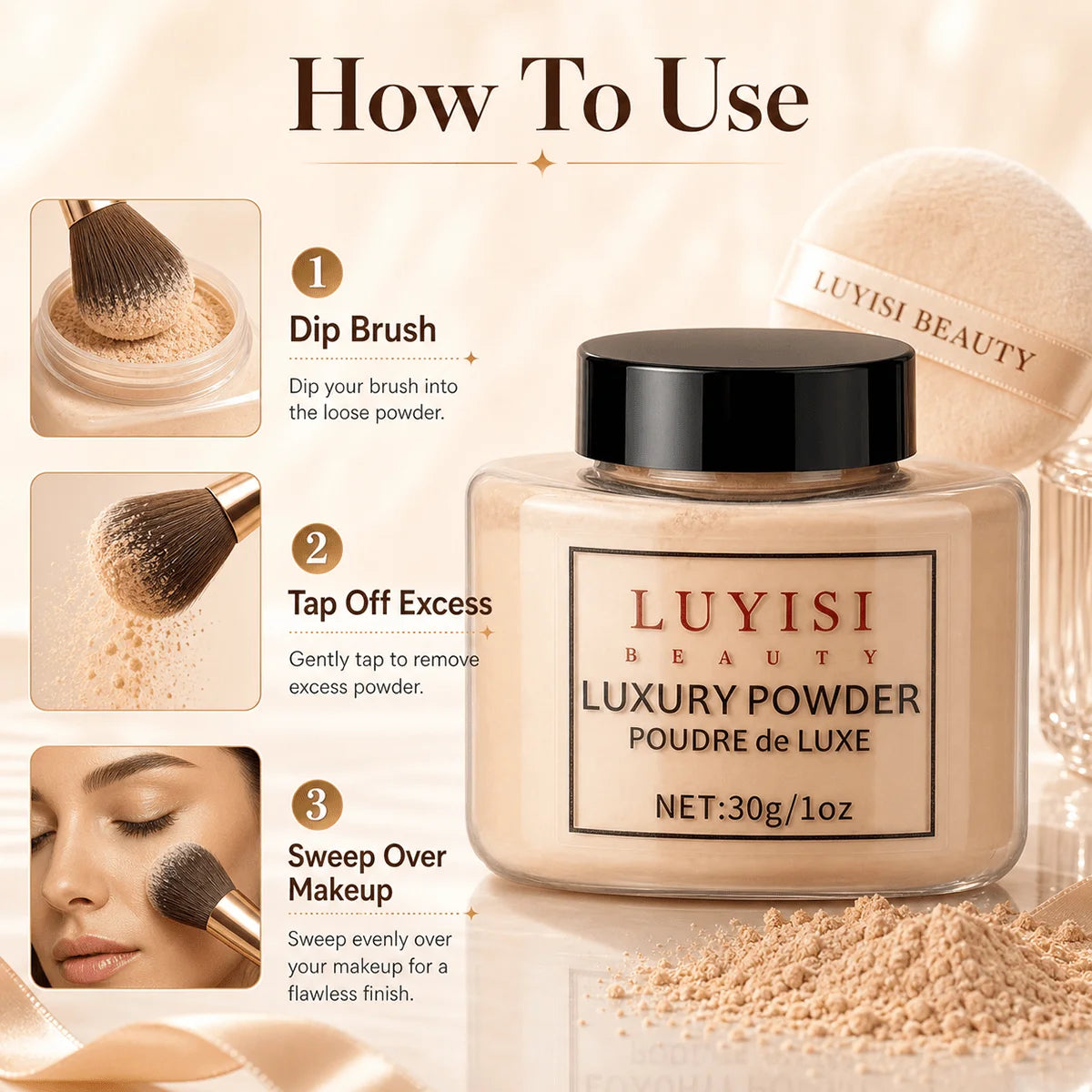 Beauty Luxury Loose Powder