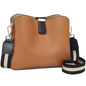 FOXER Brand New Shoulder Bag for Women PU Leather Retro Large Capacity Bucket Bag Female Crossbody Purse Tote Commuting Purse
