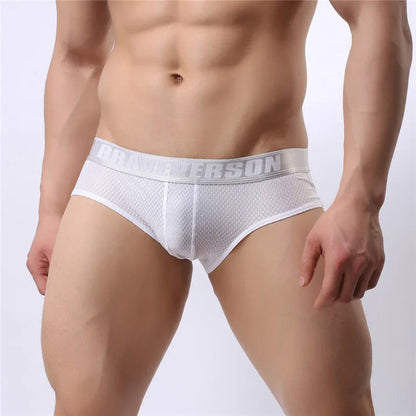 BRAVE PERSON Mens Low-Rise Boxer Briefs Sexy Fashion Underwear
