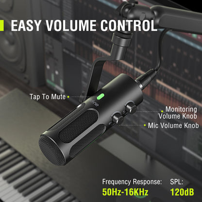 Elevate Your Sound with the High-Quality Dynamic Microphone: FIFINE Tank3 USB/XLR