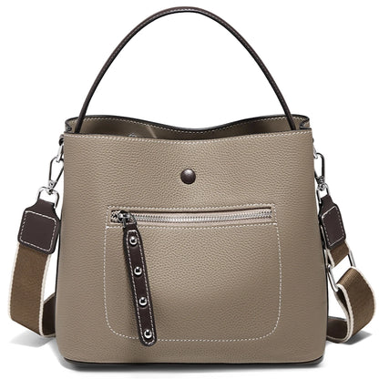 FOXER New Lady's Handbag Fashion 2026 Spring Summer Genuine Leather Casual Women Tote Bag Large Capacity Crossbody Shoulder Bag