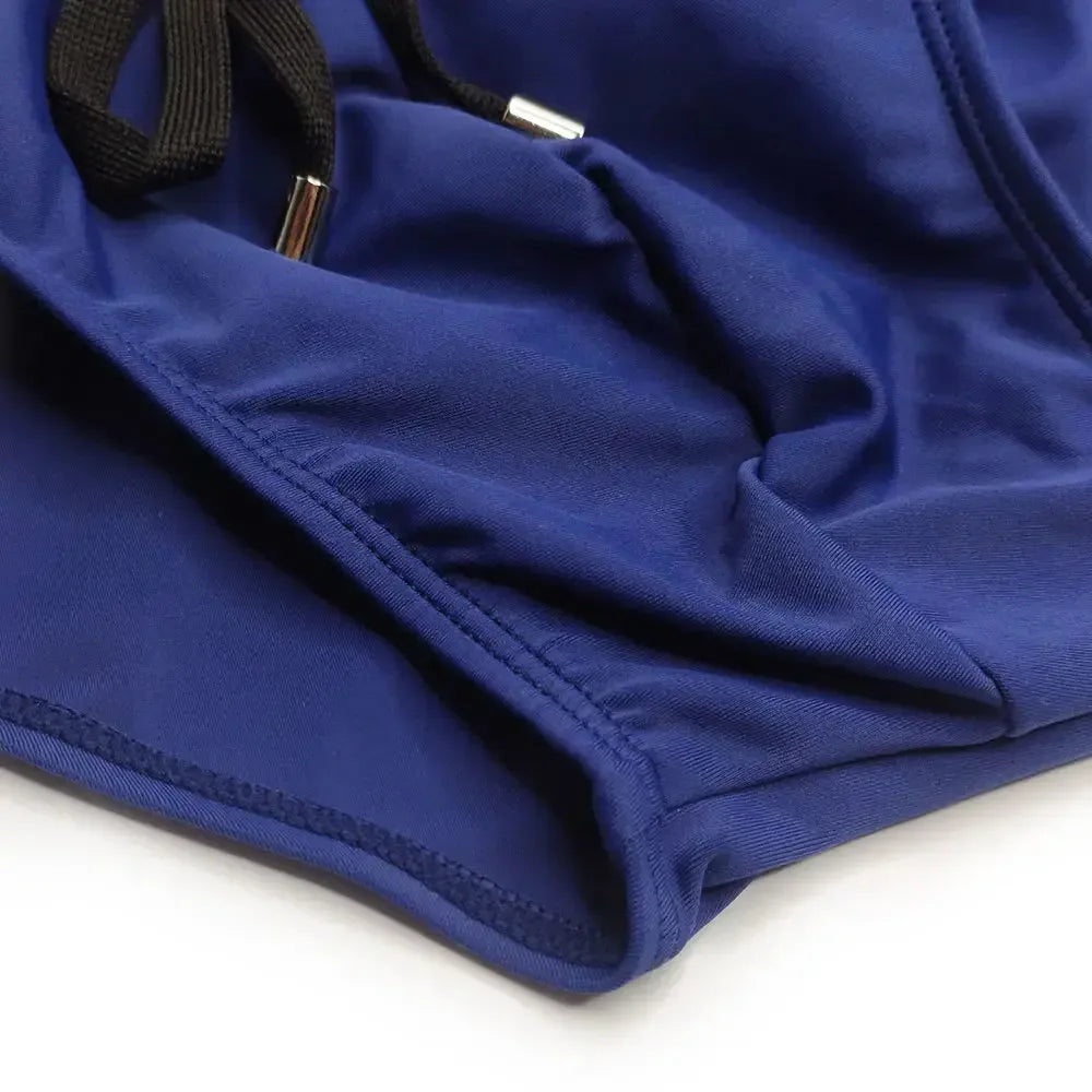 UXH Open Zipper Men's Swim Briefs - ShopHub