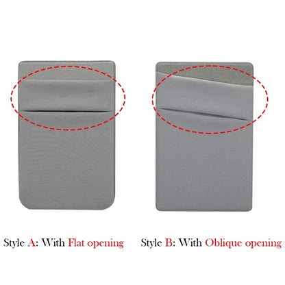 Mobile Phone Card Holders Phone Wallet Stick on Card Holder for Phone Case Adhesive Sticker Cell Phone Wallet Credit Cardholder