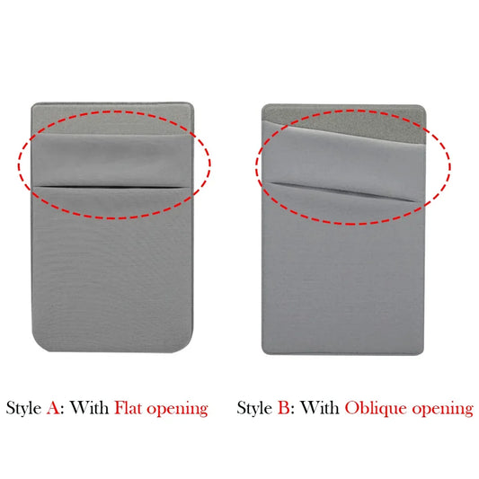 Mobile Phone Card Holders Phone Wallet Stick on Card Holder for Phone Case Adhesive Sticker Cell Phone Wallet Credit Cardholder