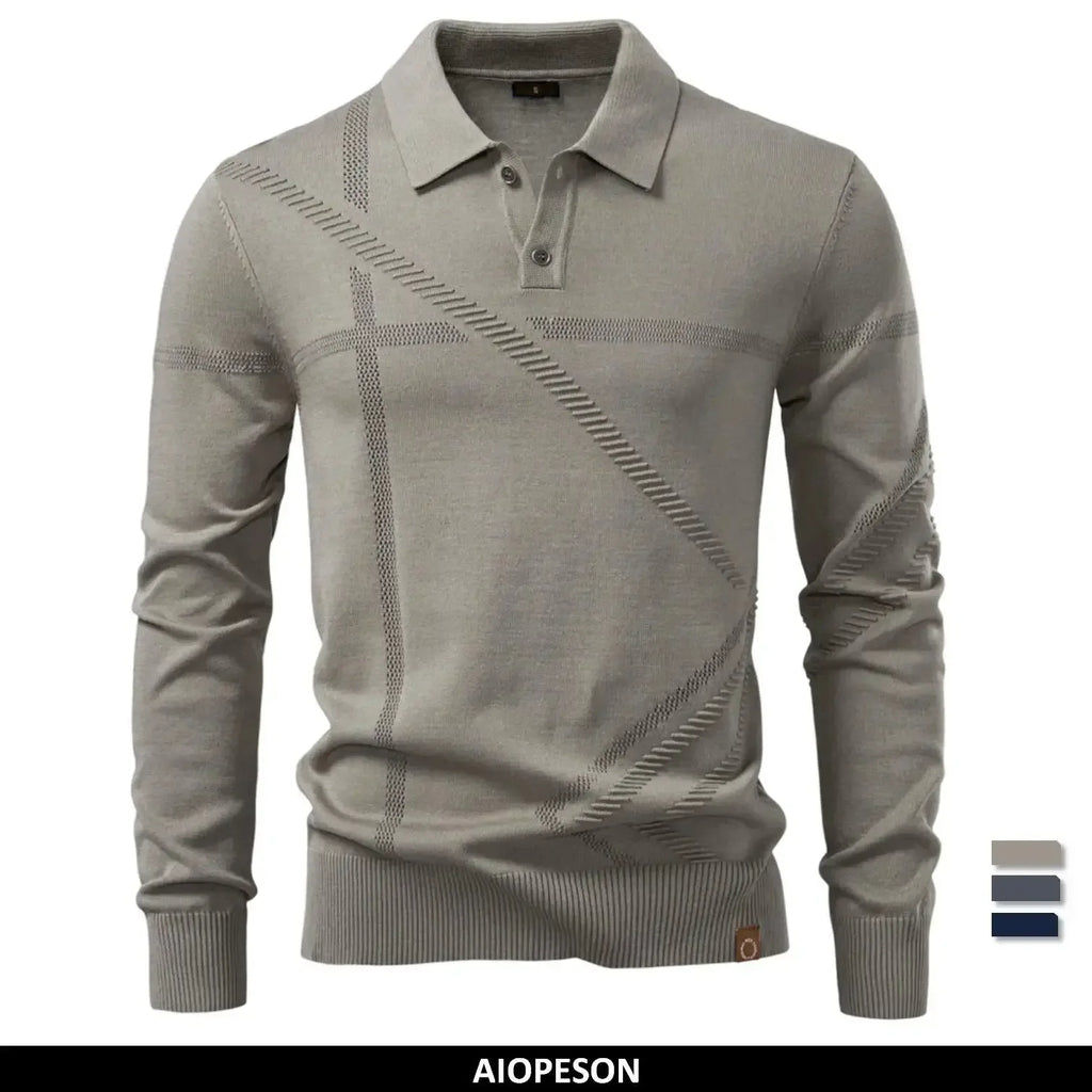 Autumn Winter Thermal Polo Shirts - ShopHub