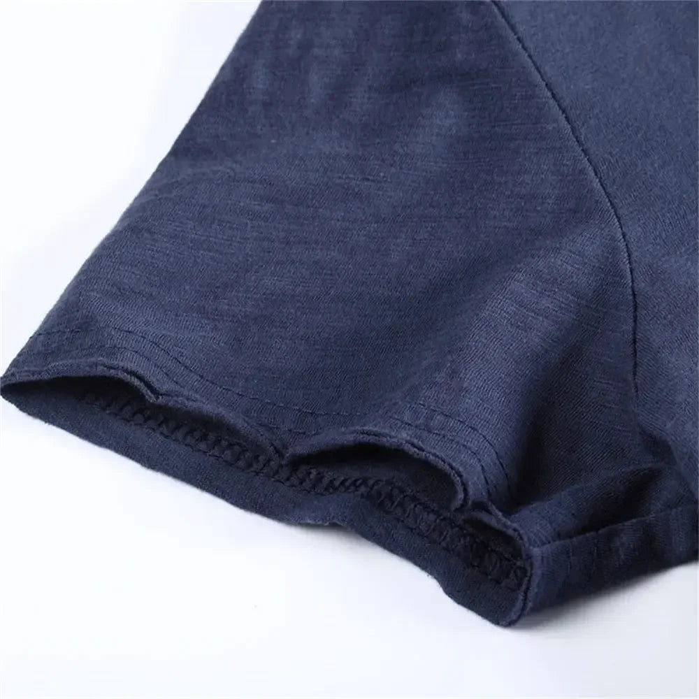 AIOPESON 100% Cotton Men's T-Shirts - ShopHub