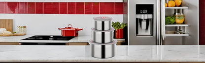 304 Stainless Steel Food Storage Container with Lid
