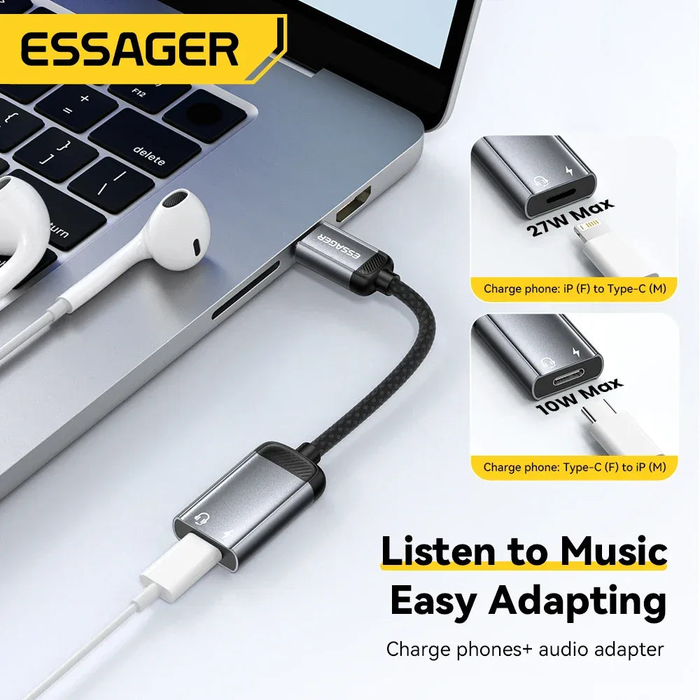Essager Type C Audio Adapter Cable - ShopHub