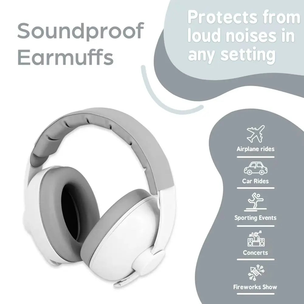 Baby Ear Protection Earmuffs (3 colours available) Habicare