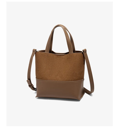 FOXER PU Leather Women's Handbag 2026 Stylish Retro Tote Bag Large Capacity Shoulder Bag for Daily Commute