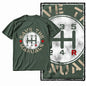 G11 Army Green Streetwear 100% Cotton Car Theme Printed Men's T-shirt | Big Size Cool Vintage O-neck Men's Tee Tshirt
