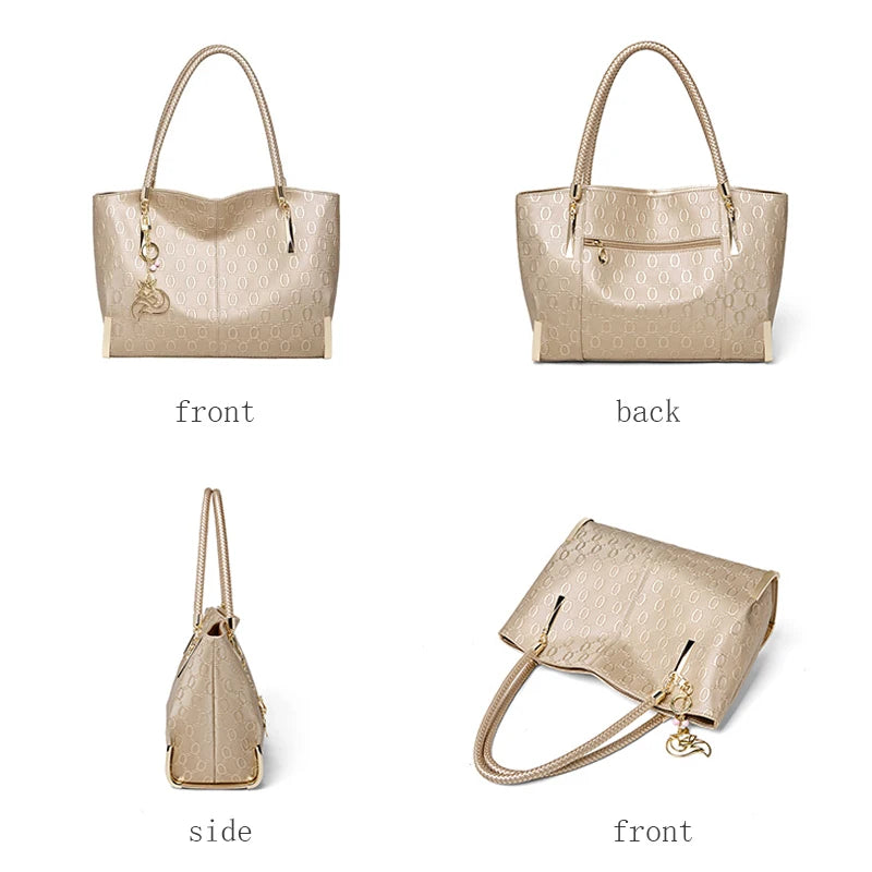 FOXER Elegant Split Leather Handbag