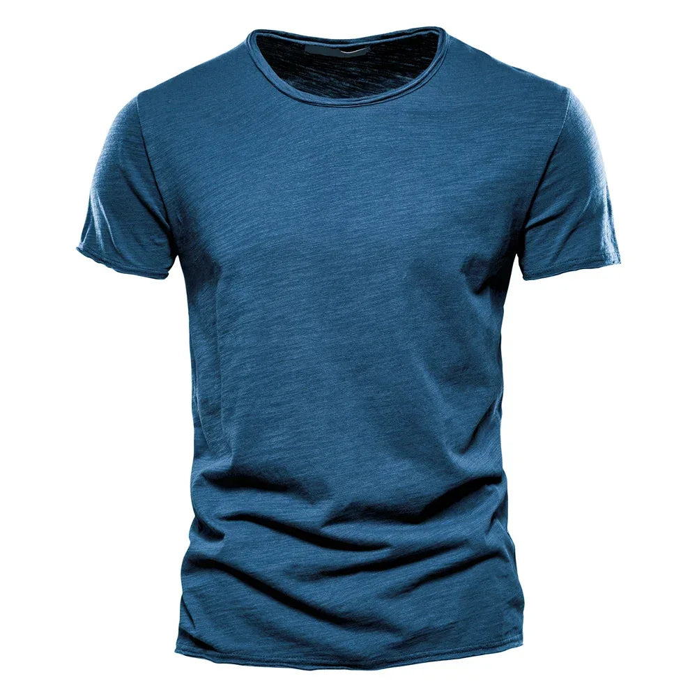 AIOPESON 100% Cotton Casual Soft Fitness T-Shirts - ShopHub