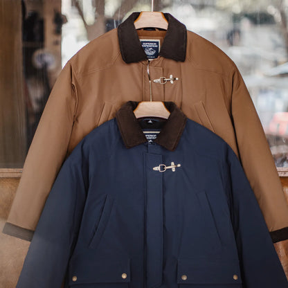 MADEN Corduroy-Collar Padded Barn Jacket