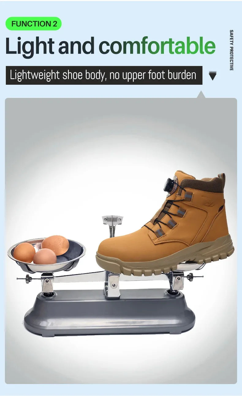 Men's Waterproof Safety Boots - ShopHub