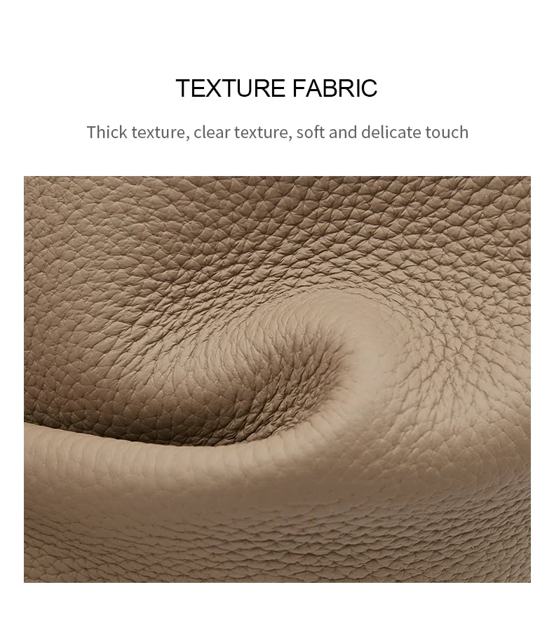 FOXER Women Shoulder Bag Crossbody Handbag Lady Genuine Leather+ Microfiber Fashion Bucket Bag Gift for Lover