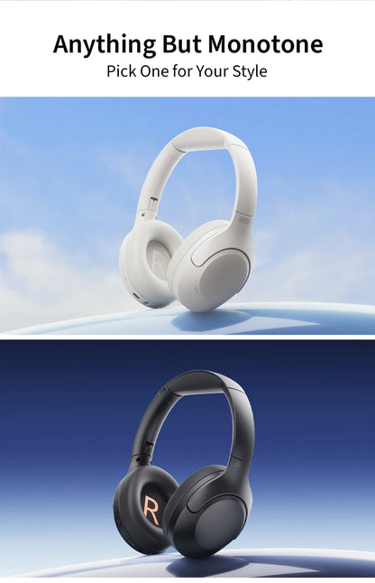 QCY H3 Lite ANC Wireless Headphones with Bluetooth 5.3, 40mm Driver, and 60H HiFi Sound - ShopHub