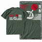 G11 Army Green Streetwear 100% Cotton Car Theme Printed Men's T-shirt | Big Size Cool Vintage O-neck Men's Tee Tshirt