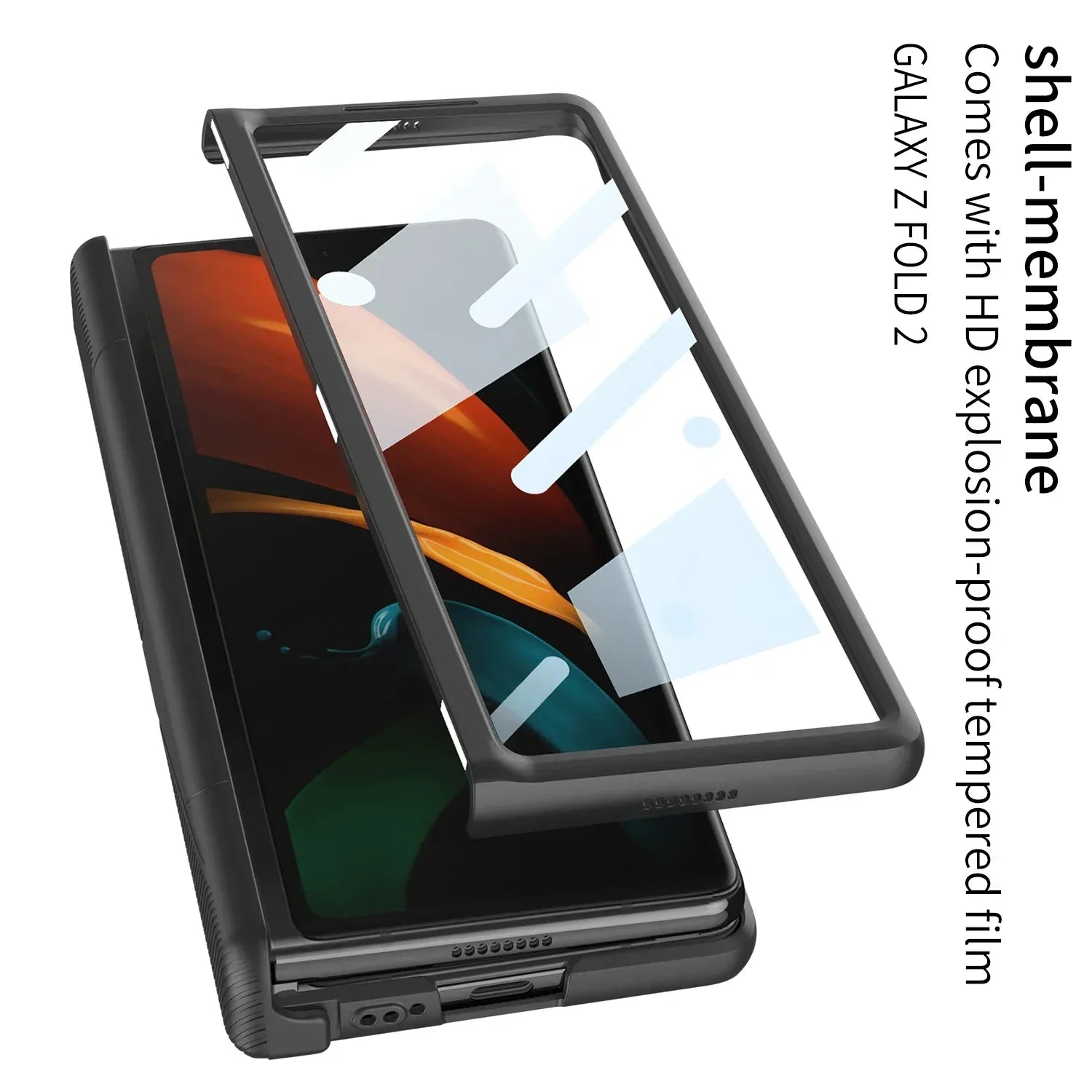 GKK Magnetic Hinge Armor Plastic Case for Galaxy Z Fold 2 - ShopHub