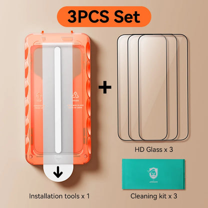 Joyroom Premium Tempered Glass Screen Protectors for iPhone 16, 17, and 18 Series