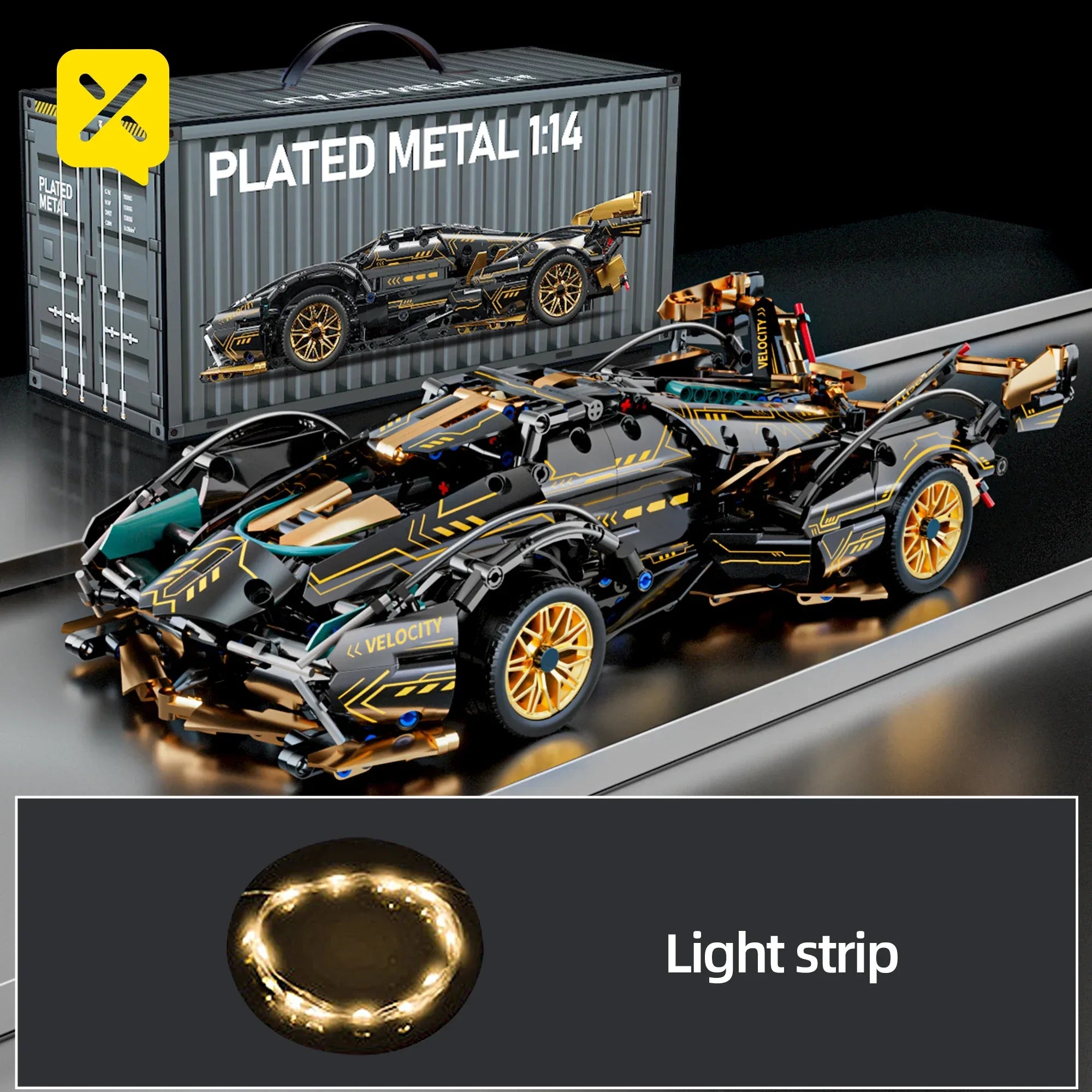 TOYLINX 1:14 Supercar Building Block Toy - ShopHub