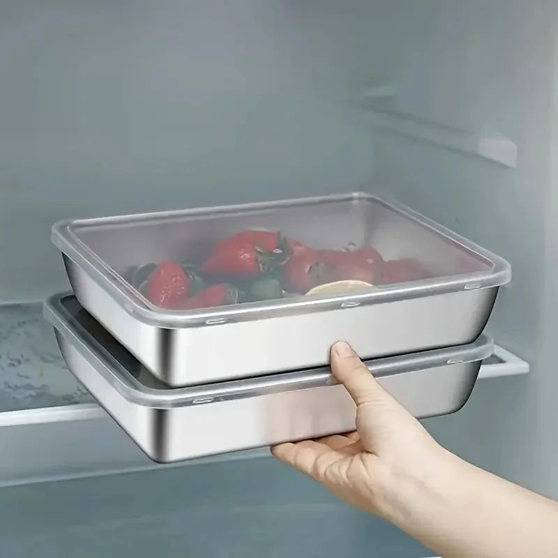 3PCS Stainless Steel Food Containers