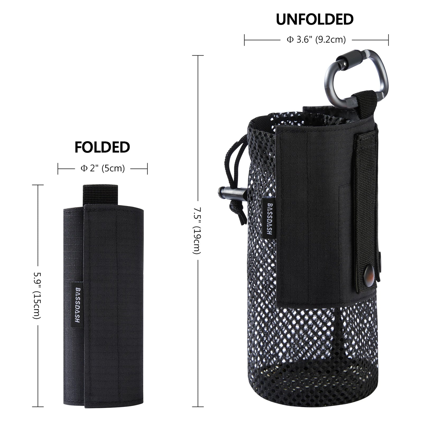 BASSDASH Water Bottle Pouch ShopHub