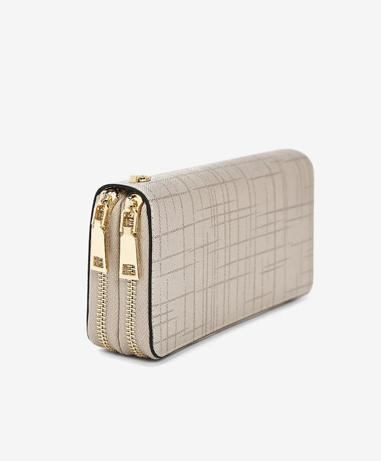 FOXER Split Leather Women's Long Wallet