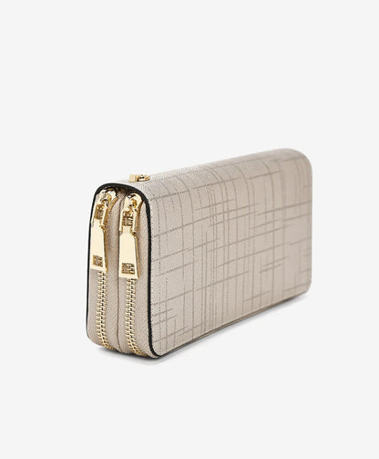 FOXER Split Leather Women's Long Wallet