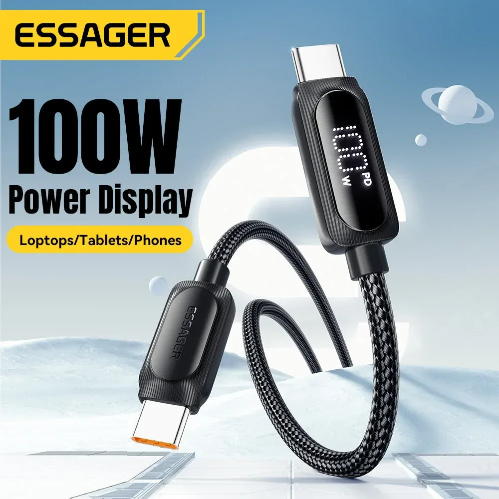 Essager 100W USB Type C Cable - ShopHub