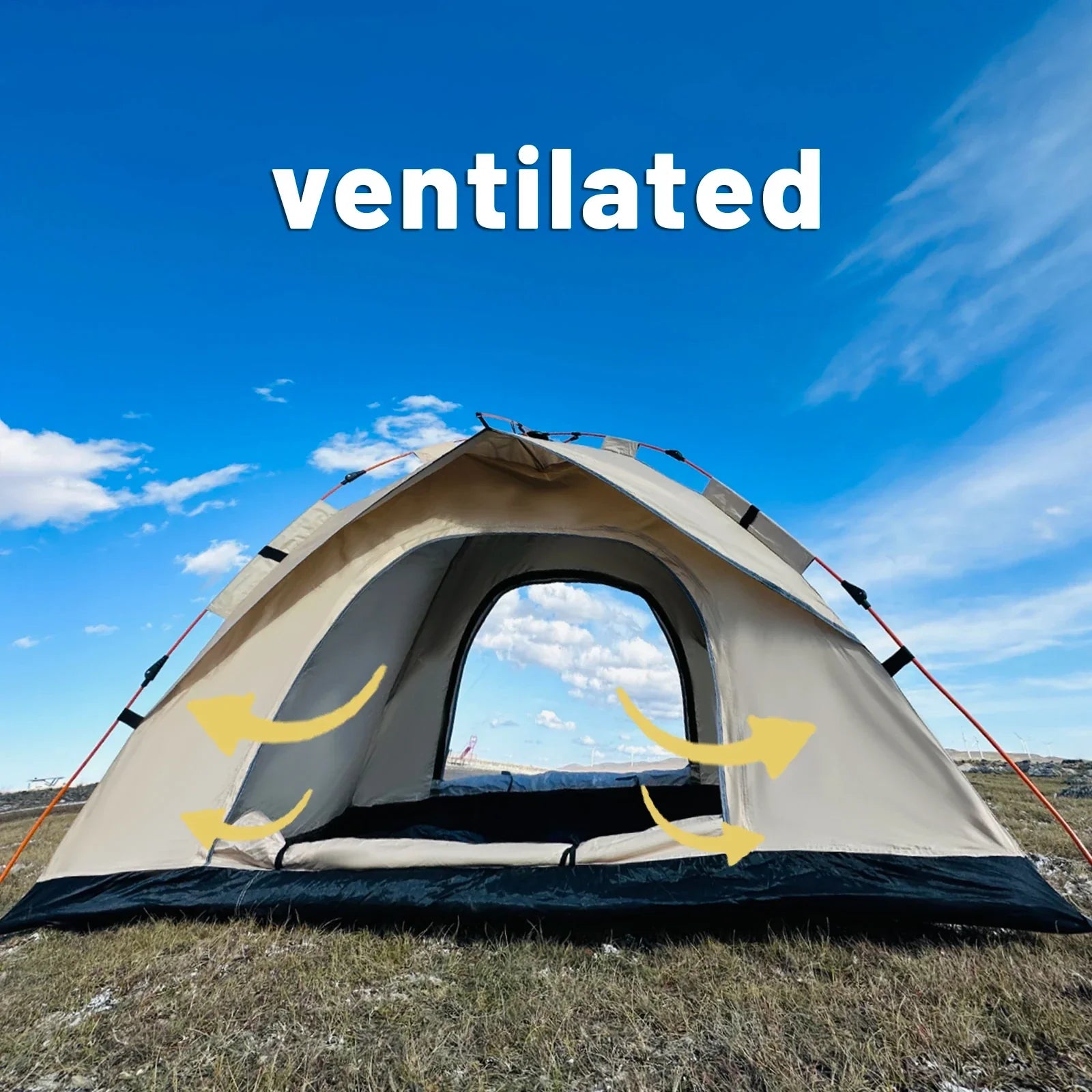 Automatic Quick-Open Camping Tent (2 sizes available) Habicare